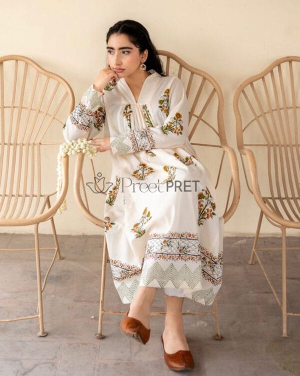 Gul-Dan 3 Piece Frock - Image 5